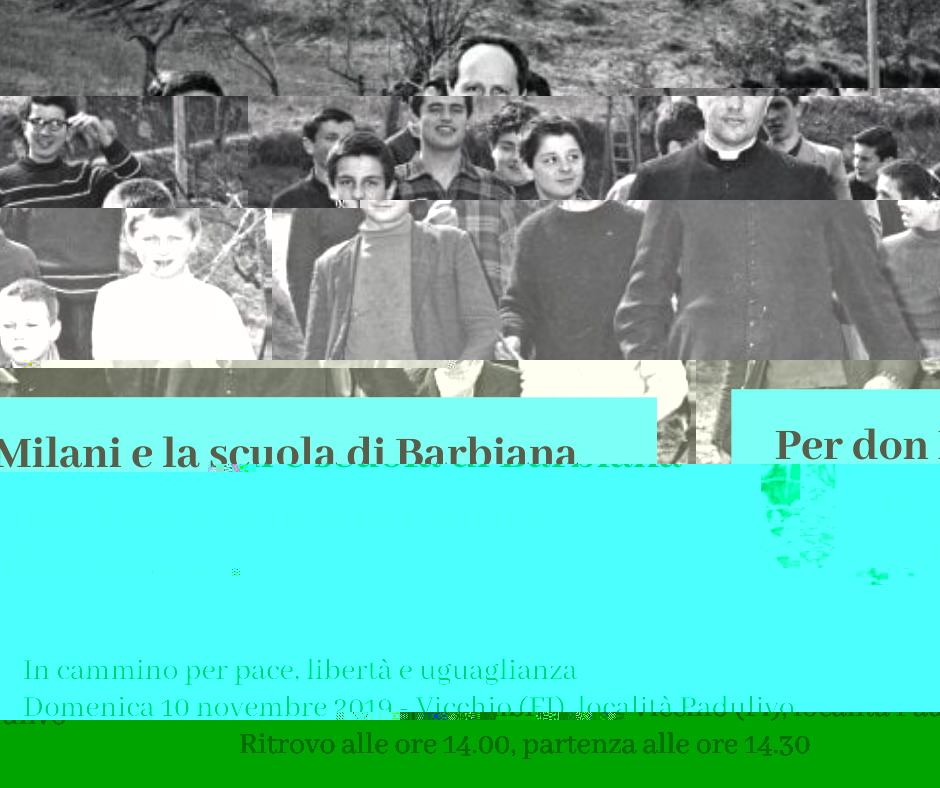 Immagine Oggi la Toscana solidale in marcia a Barbiana nel nome di Don Milani. Appuntamento alle 14