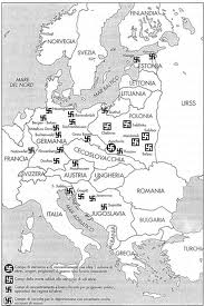 La mappa dei lager nazisti in Europa