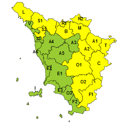 Maltempo, codice giallo per rischio ghiaccio e neve nella giornata del 10 dicembre