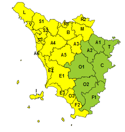 Pioggia vento e mareggiate, codice giallo fino a domenica 28