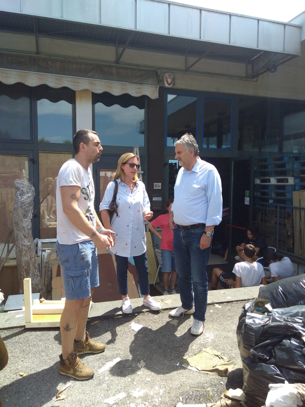 Immagine Maltempo, Fratoni e Ceccarelli ad Arezzo: "Subito al lavoro sul riassetto idraulico della zona"