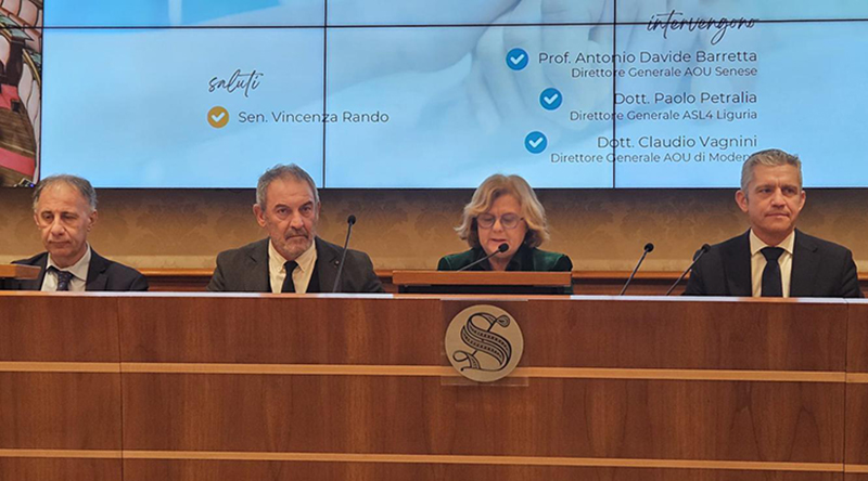 Umanizzazione delle cure, l’Aou Senese presenta al Senato i suoi progetti