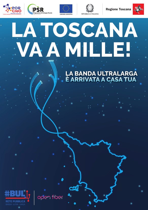 Banda ultralarga: parte la campagna nei comuni coperti da Open Fiber