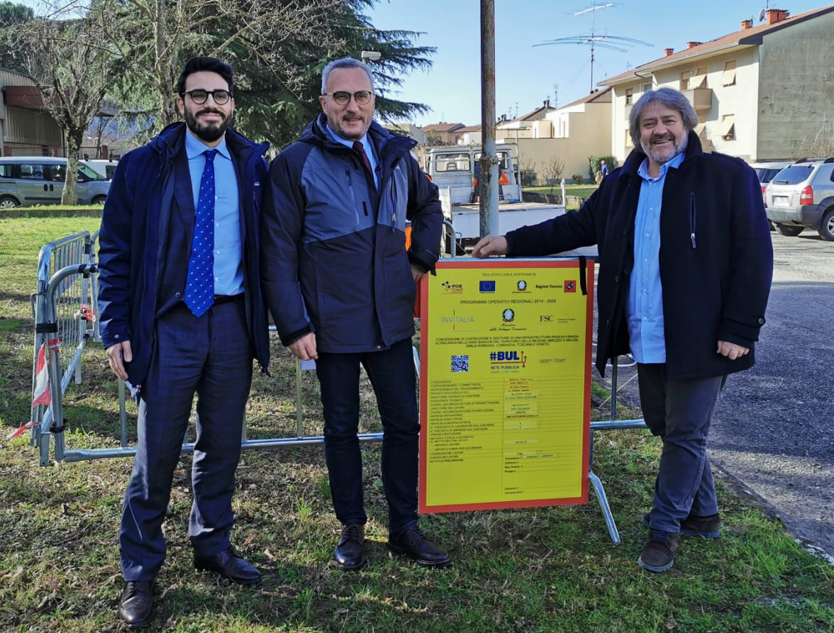 Veloci sul web, nel comune di Capolona (Ar) al lavoro per cablare 2.560 edifici