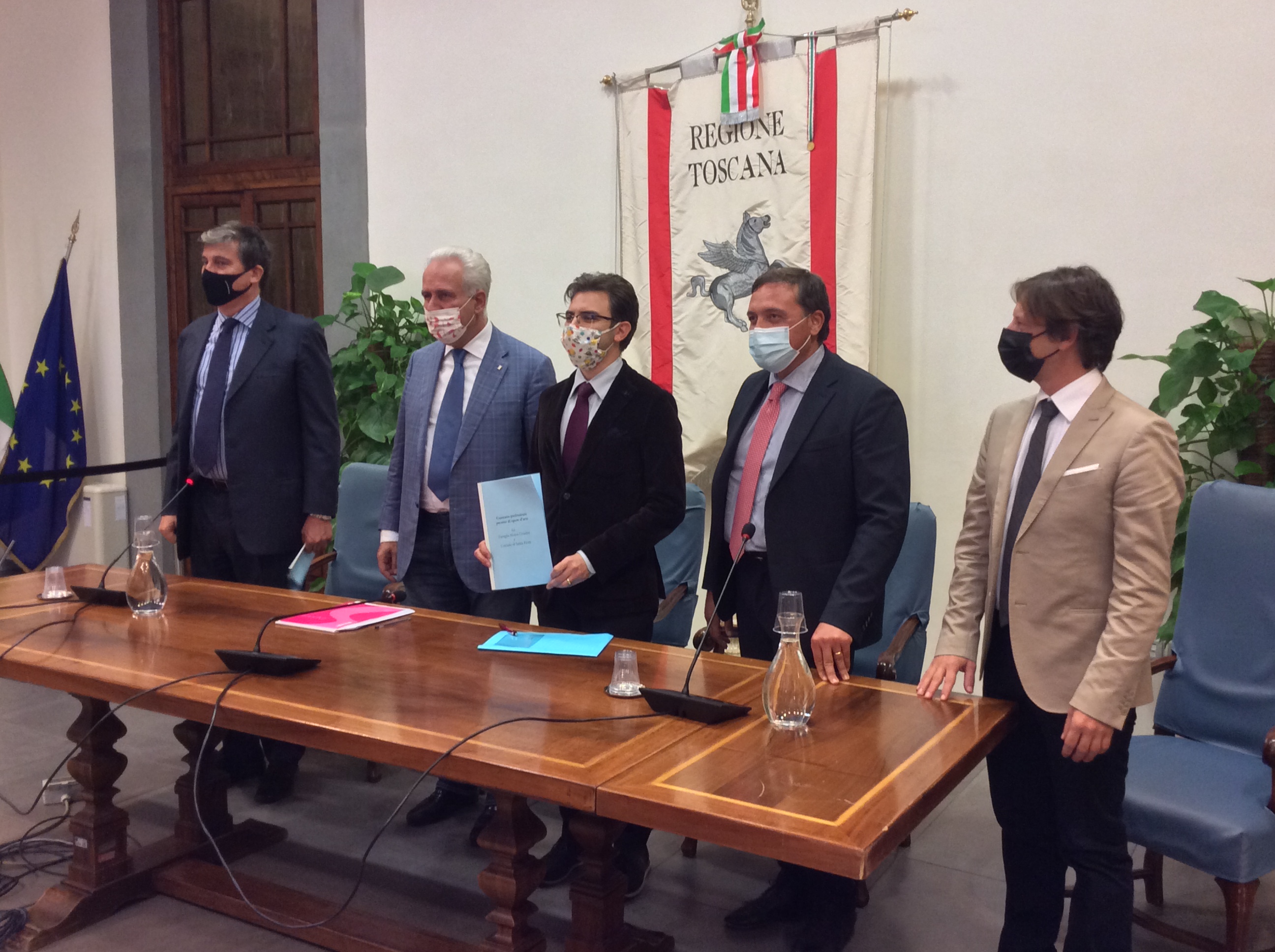 La collezione Sforza Cesarini in prestito a Santa Fiora: in Regione la firma dell'accordo