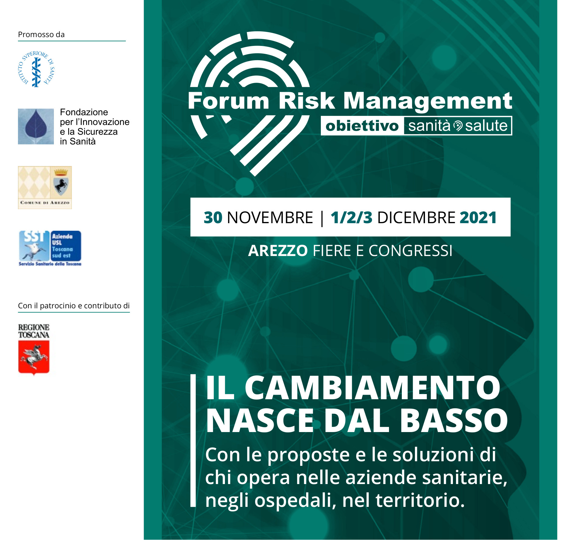 Forum Risk Management in sanità, Silvio Brusaferro ad Arezzo martedì 30 novembre