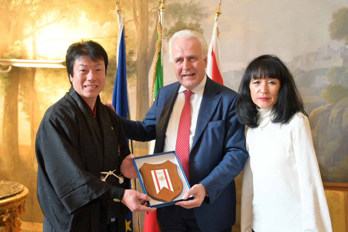 Giani riceve Hiroaki Omote, presidente della Fondazione Neo Japanesque