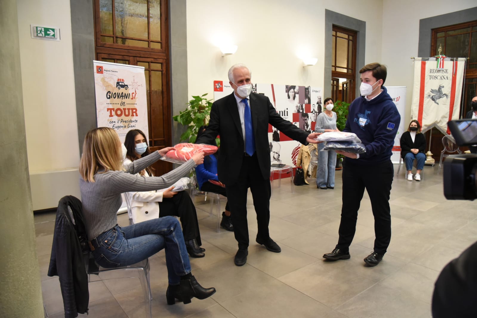 Immagine Giovanisì tour, Giani: “Nel servizio civile la Toscana ci crede. E lo rafforza”