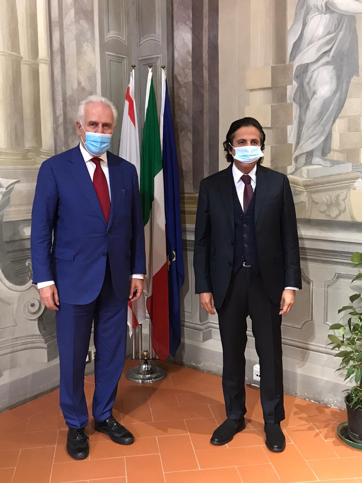Il presidente Eugenio Giani incontra l'ambasciatore del Kuwait
