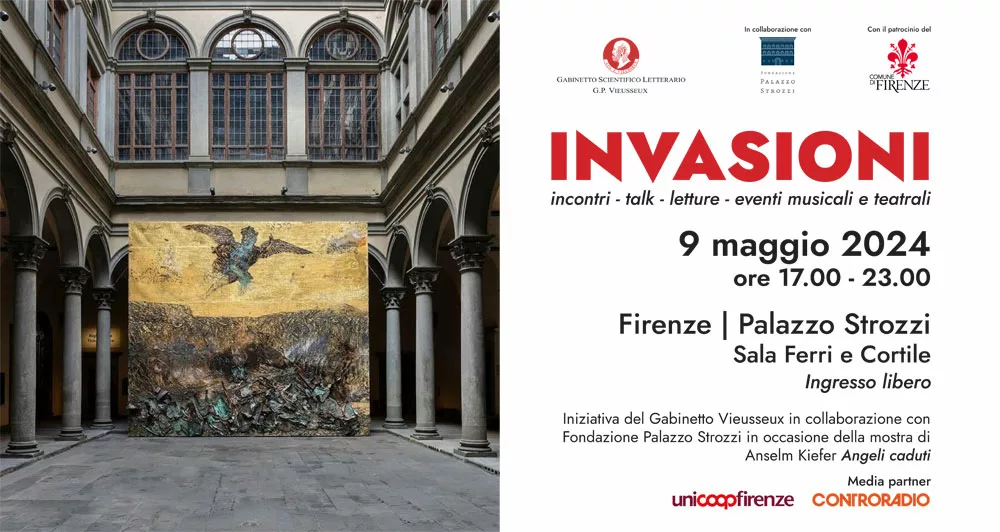 Firenze, al Gabinetto Vieusseux 'Invasioni' di teatro, musica e talk