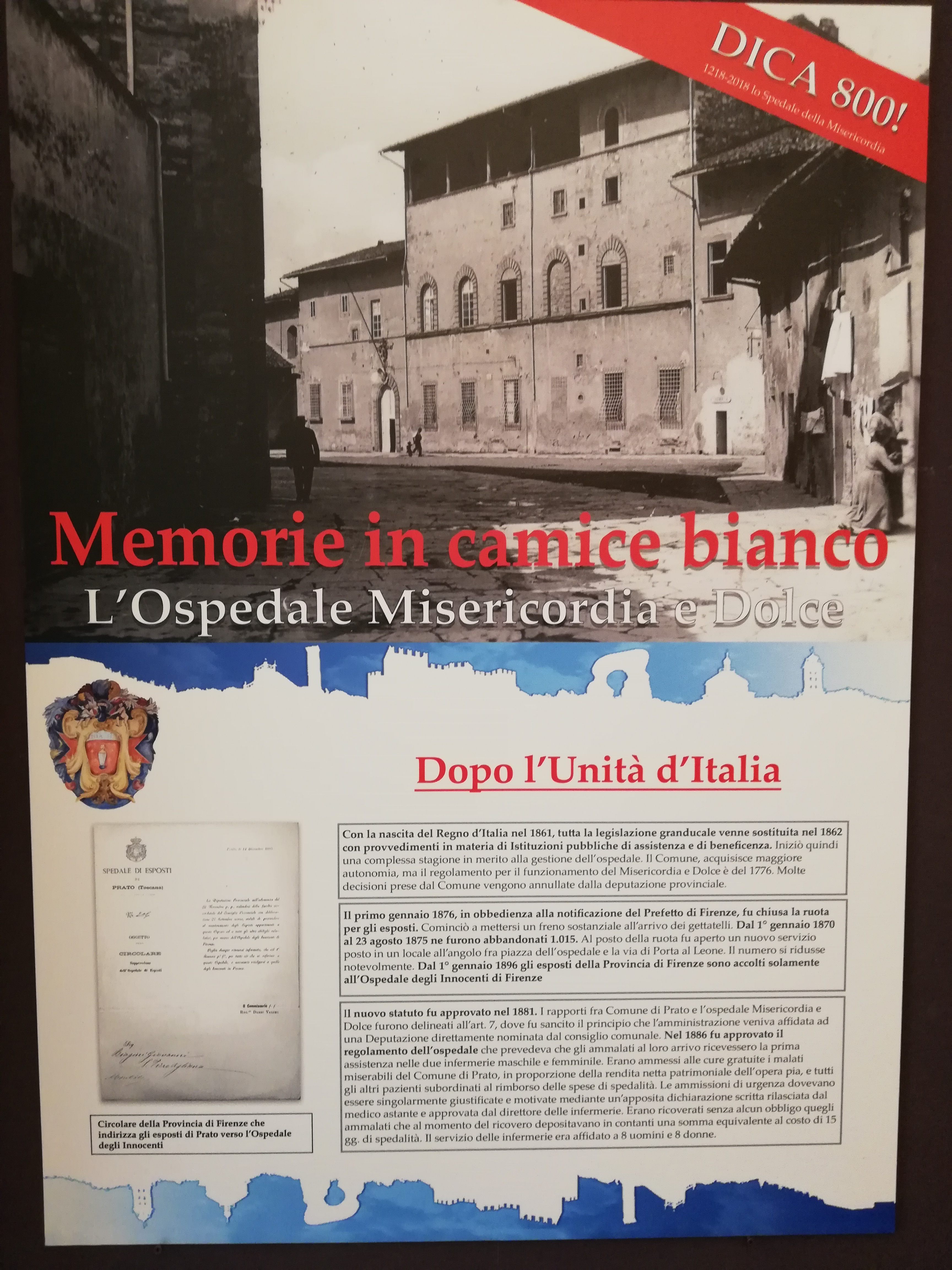 Memorie in camice bianco, una mostra fotografica sul Misericordia e Dolce