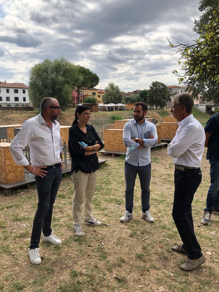 Difesa idraulica, sopralluogo dell’assessora Monni a Pontedera