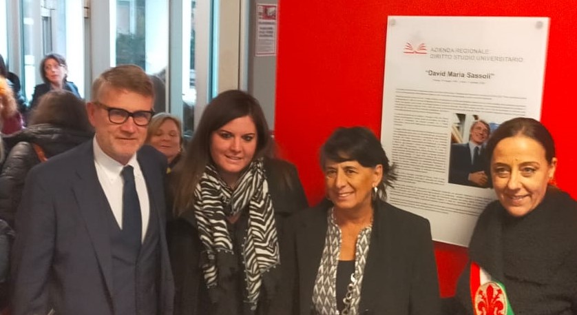 Intitolata residenza Dsu a David Sassoli. Nardini: “Europeista convinto, attento ai giovani”