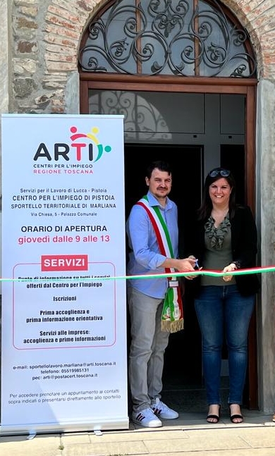 I servizi impiego arrivano in provincia di Pistoia. Inaugurato sportello Arti di Marliana