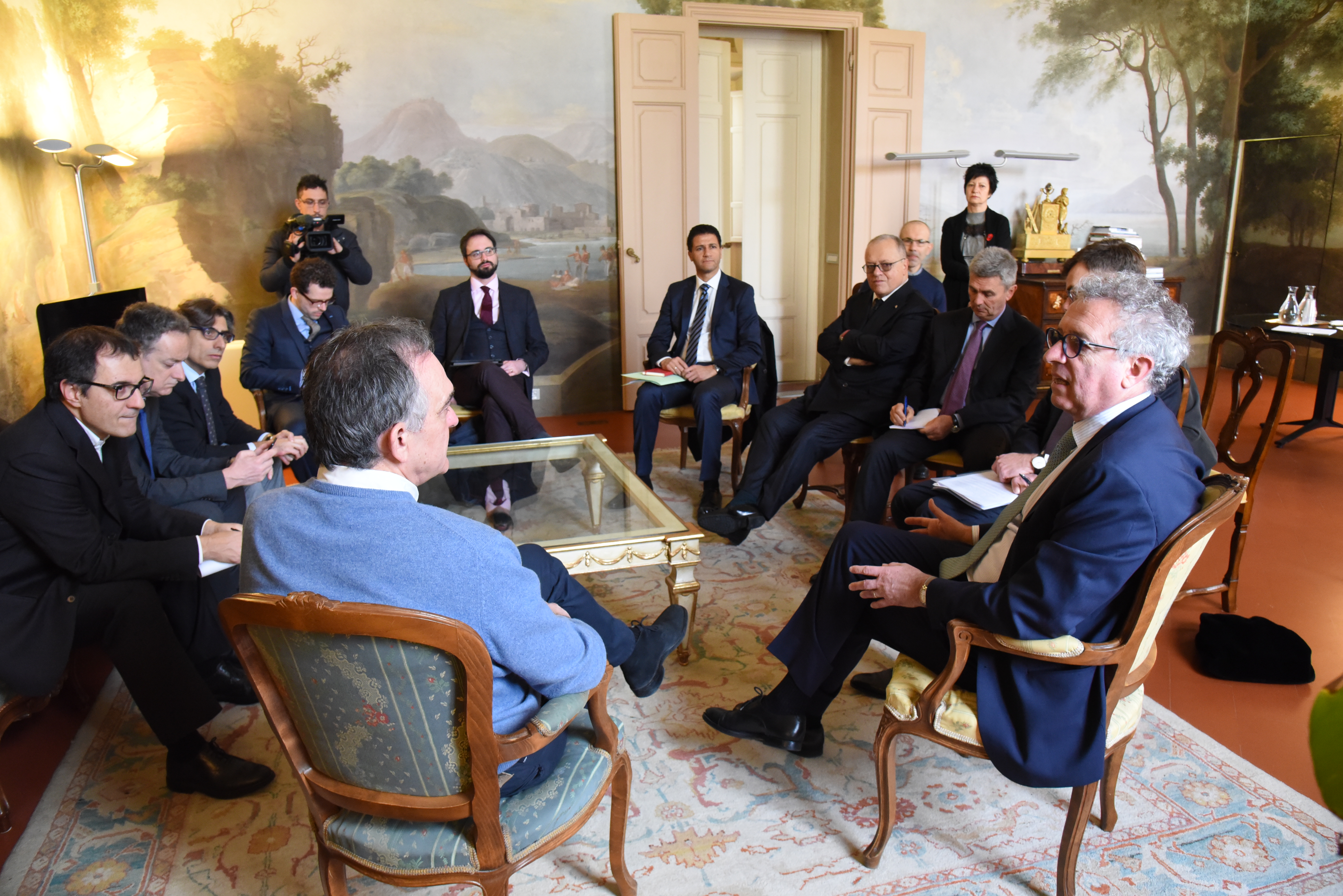 Rossi ha ricevuto a Palazzo Strozzi Sacrati una delegazione del Lussemburgo
