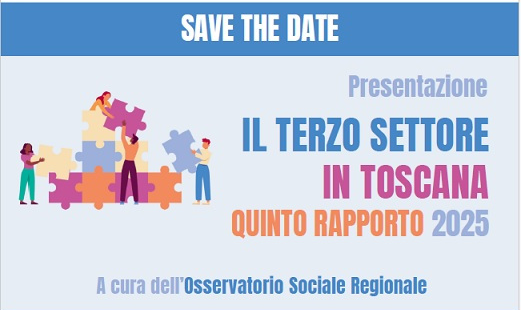 Il terzo settore in Toscana, venerdì 16 la presentazione del quinto rapporto