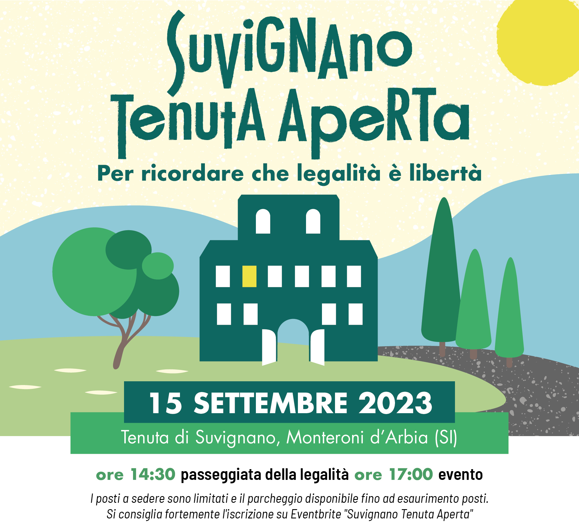 Venerdì 15 settembre a Suvignano la quinta edizione della