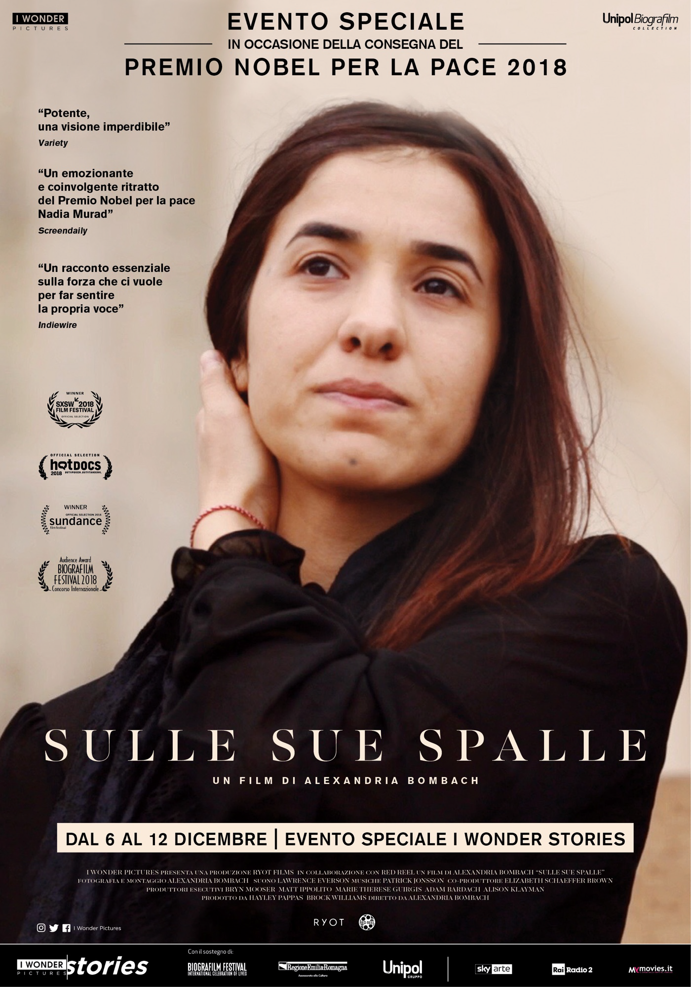 Alla Compagnia documentario su Nadia Murad Nobel per la Pace 2018