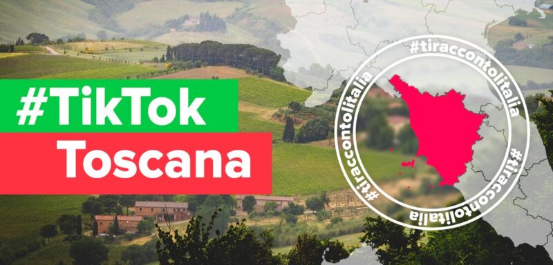 Turismo, arriva in Toscana la campagna #tiraccontolItalia di TikTok