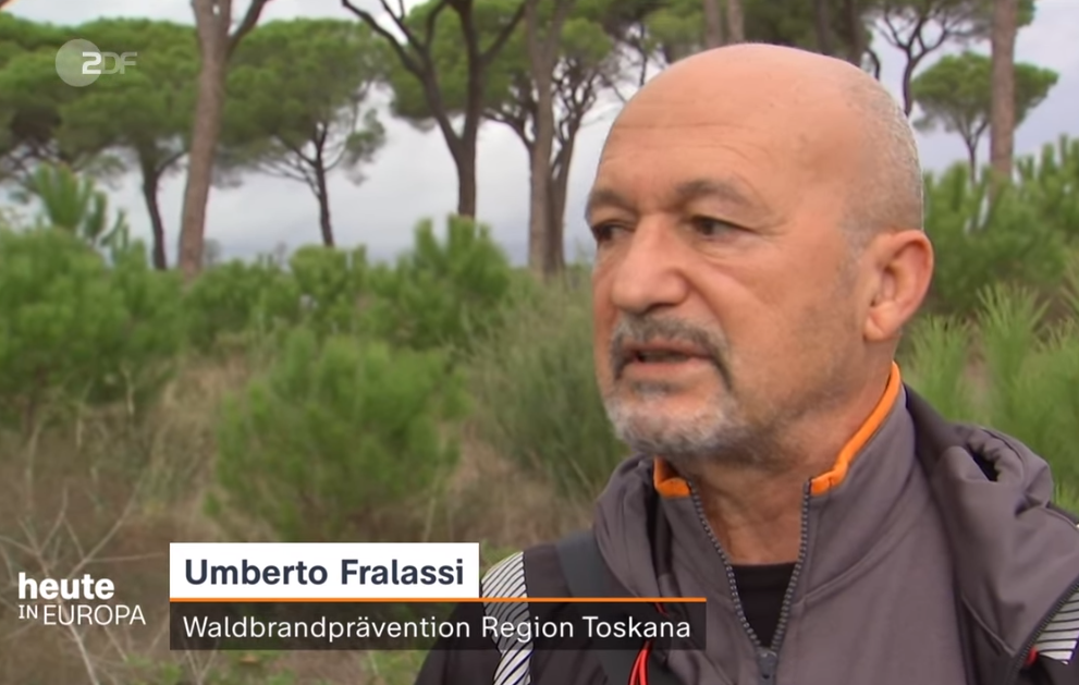 La tv tedesca ZDF in Maremma per documentare le attività dell’antincendio boschivo