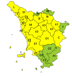 Maltempo, prosegue fino a lunedì 27 il codice giallo per neve e vento