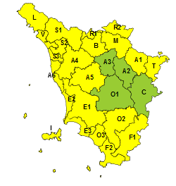 Prosegue allerta per temporali, rischio idraulico, forte vento e mareggiate