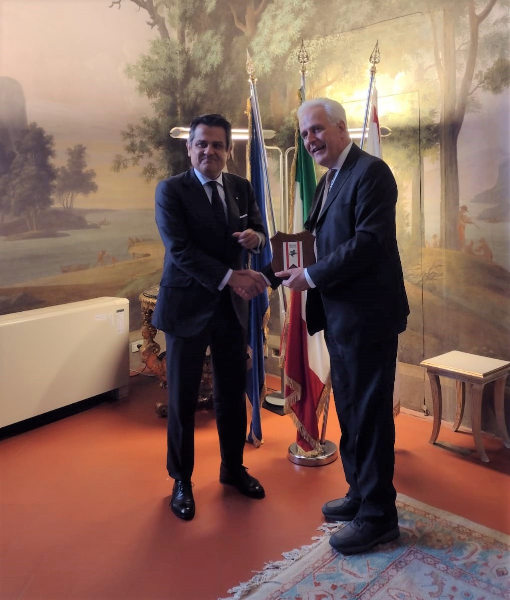 Giani incontra l’ambasciatore di Spagna  Miguel Fernàndez-Palacios