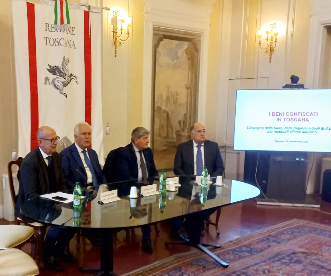 Beni confiscati alla mafia, Giani: “Serve la concretezza degli amministratori”