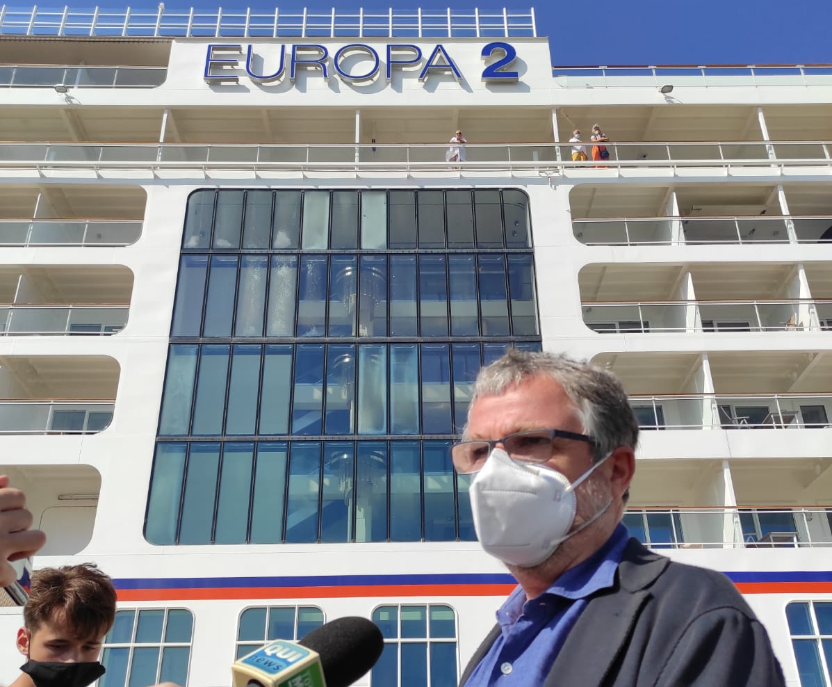 A Livorno conclusa con successo la campagna vaccinale a bordo della MS Europa 2