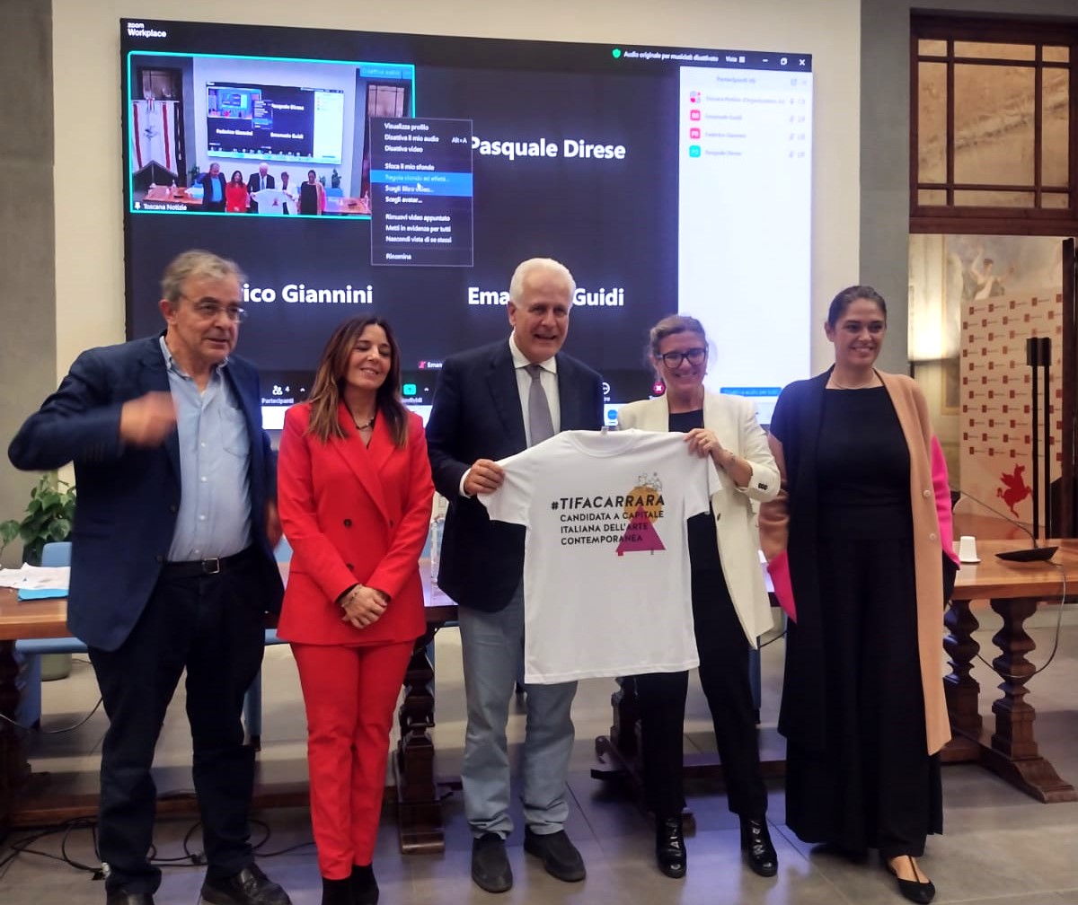 La Toscana sostiene Carrara Capitale dell’arte contemporanea 2026