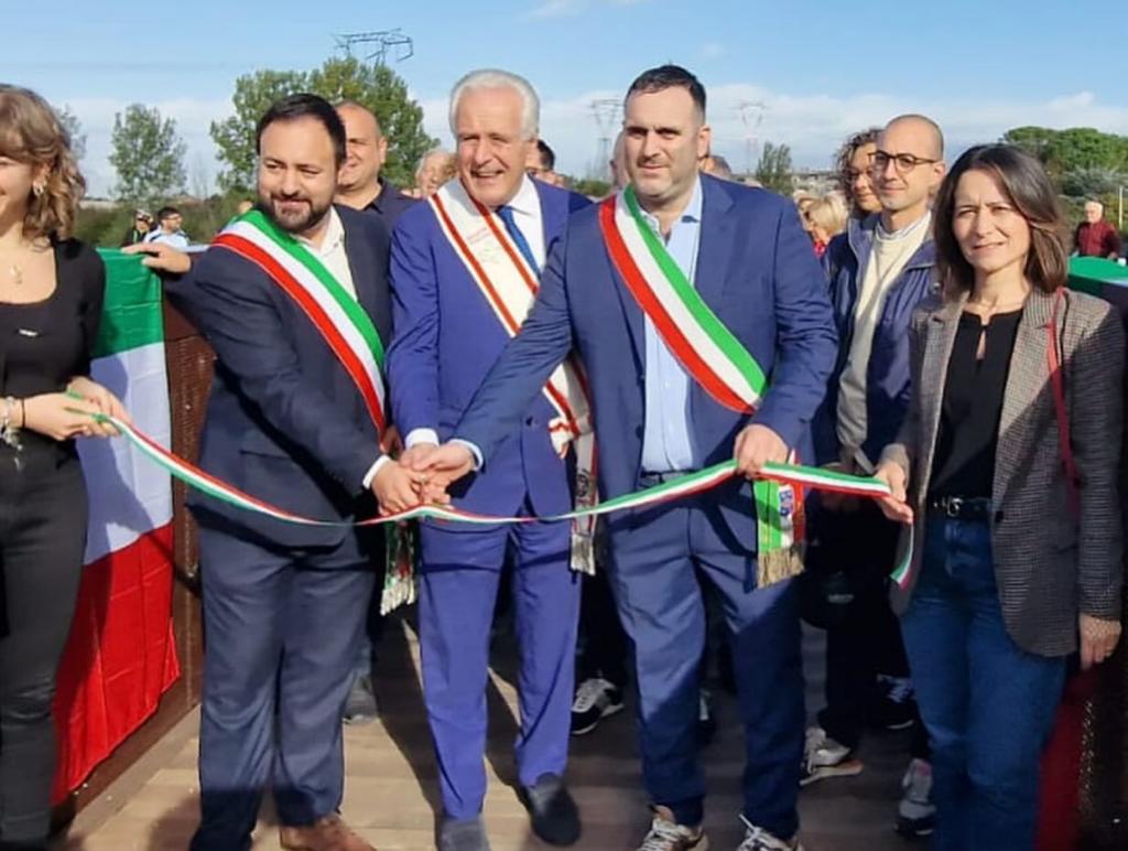 Ciclabili, inaugurata passerella sul torrente Furba a Carmignano