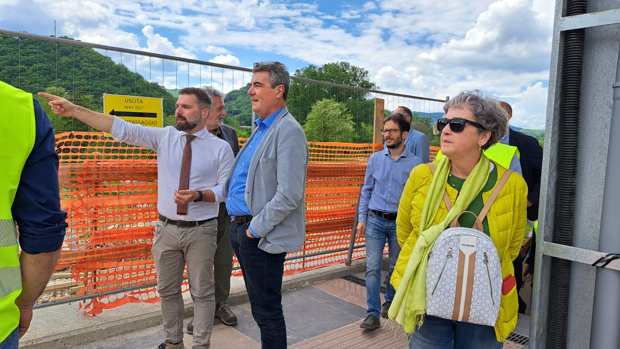 Faentina e Valdisieve, sopralluogo di Baccelli nel Mugello. Il punto con i Comuni