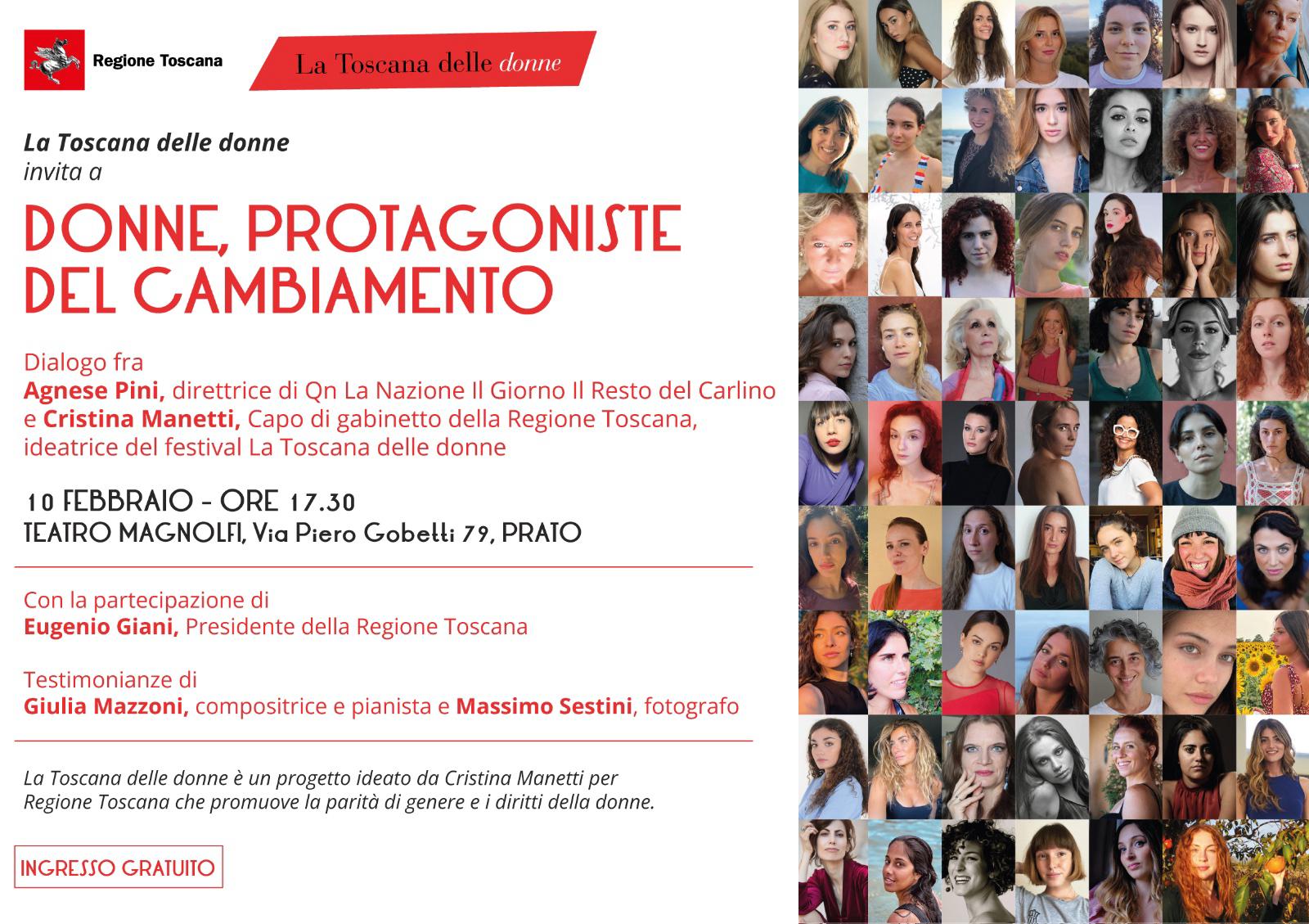 “Donne, protagoniste del cambiamento”, Cristina Manetti dialoga con Agnese Pini a Prato