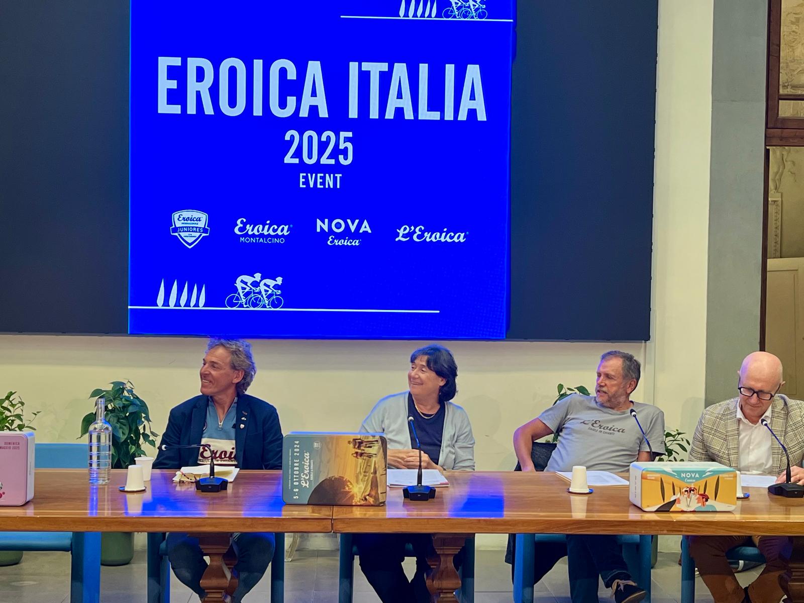 L’Eroica: gli eventi 2025 e la “classica”. Giani e Saccardi: ”Sport che racconta la Toscana”
