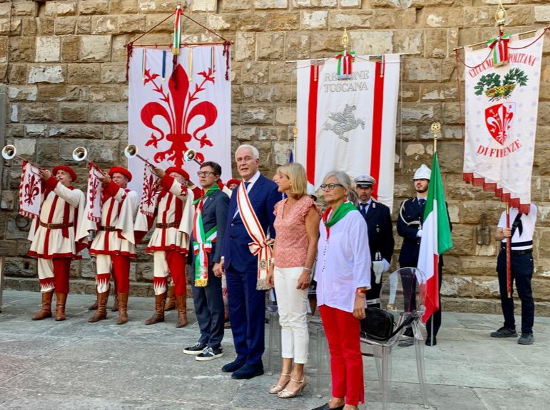 Liberazione di Firenze, il presidente Giani alle celebrazioni del 79° anniversario