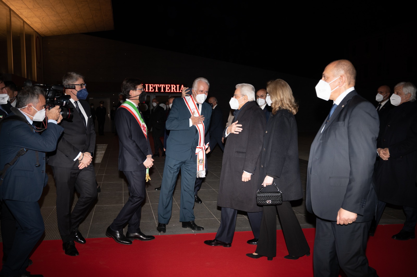 Inaugurazione auditorium del Maggio alla presenza di Mattarella, Giani: 
