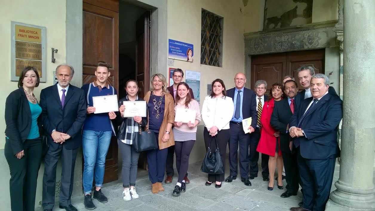 Grieco premia gli studenti del Marsilio Ficino di Figline