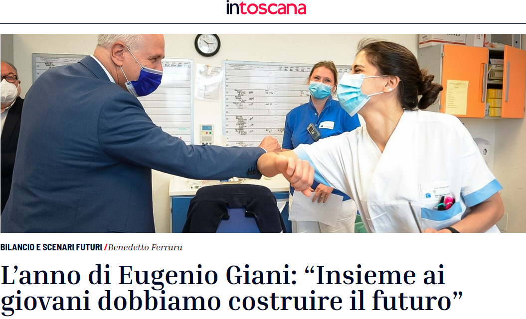 Il primo anno di governo di Eugenio Giani in un’intervista a intoscana.it