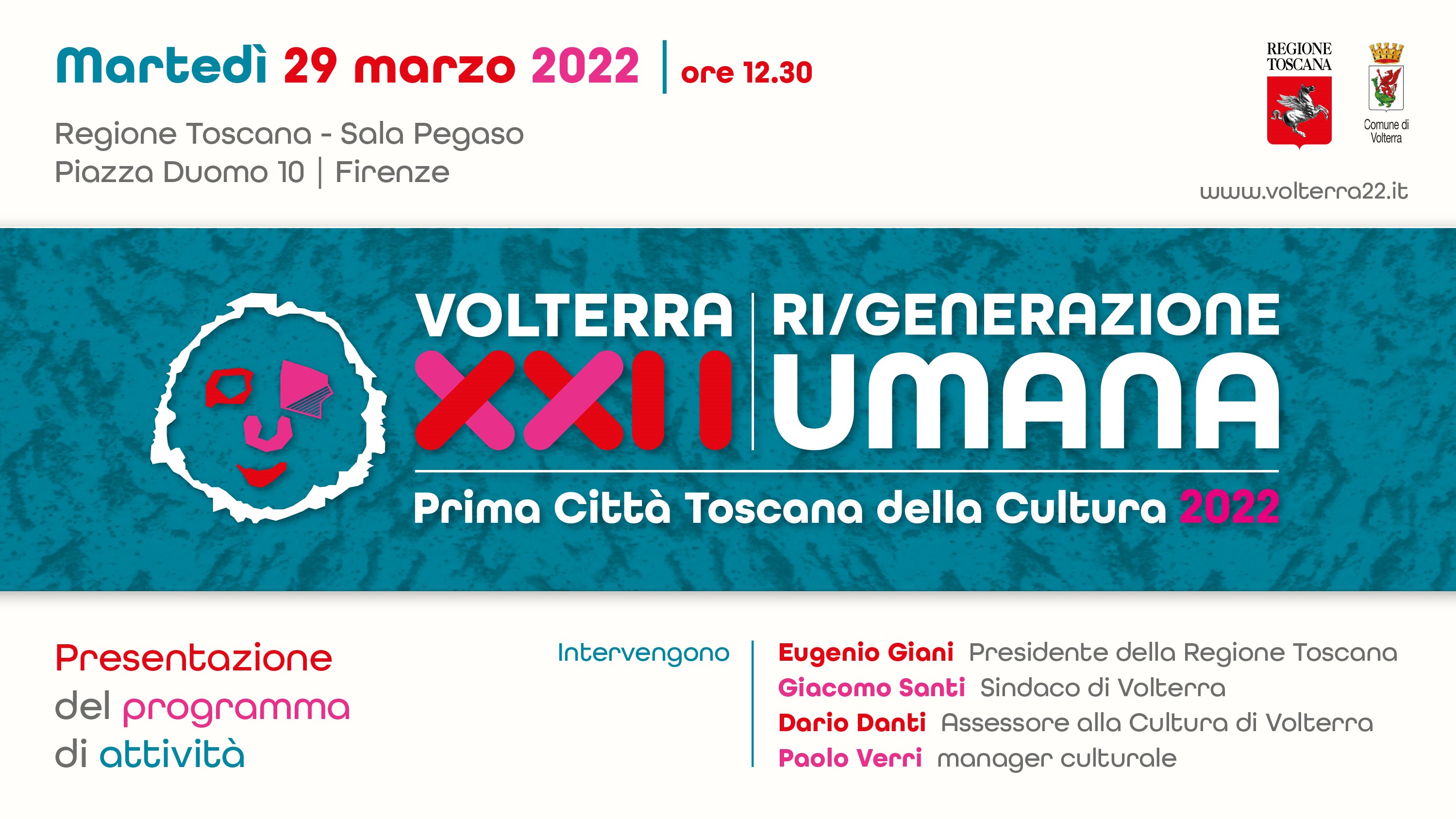 Martedì 29 la presentazione del programma di Volterra capitale toscana della cultura