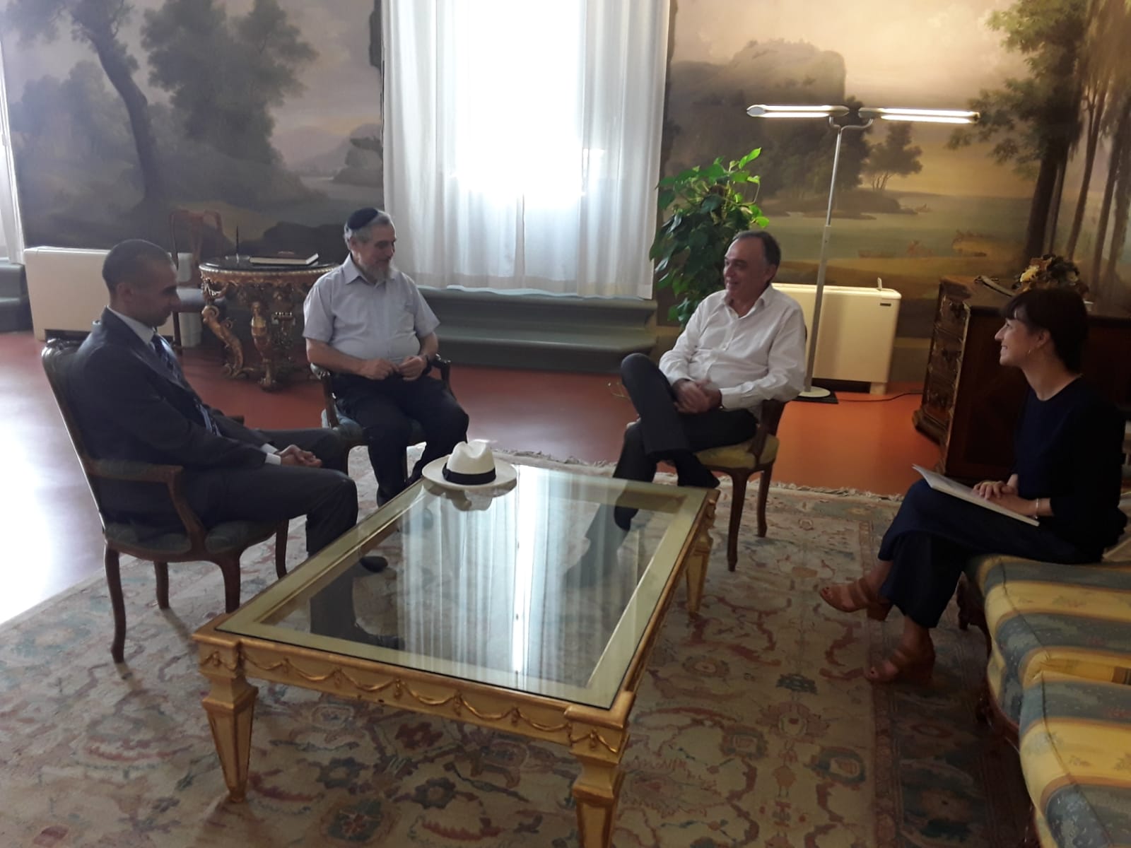 Dialogo interreligioso, Rossi incontra il presidente della Florence school of dialogue Joseph Levi