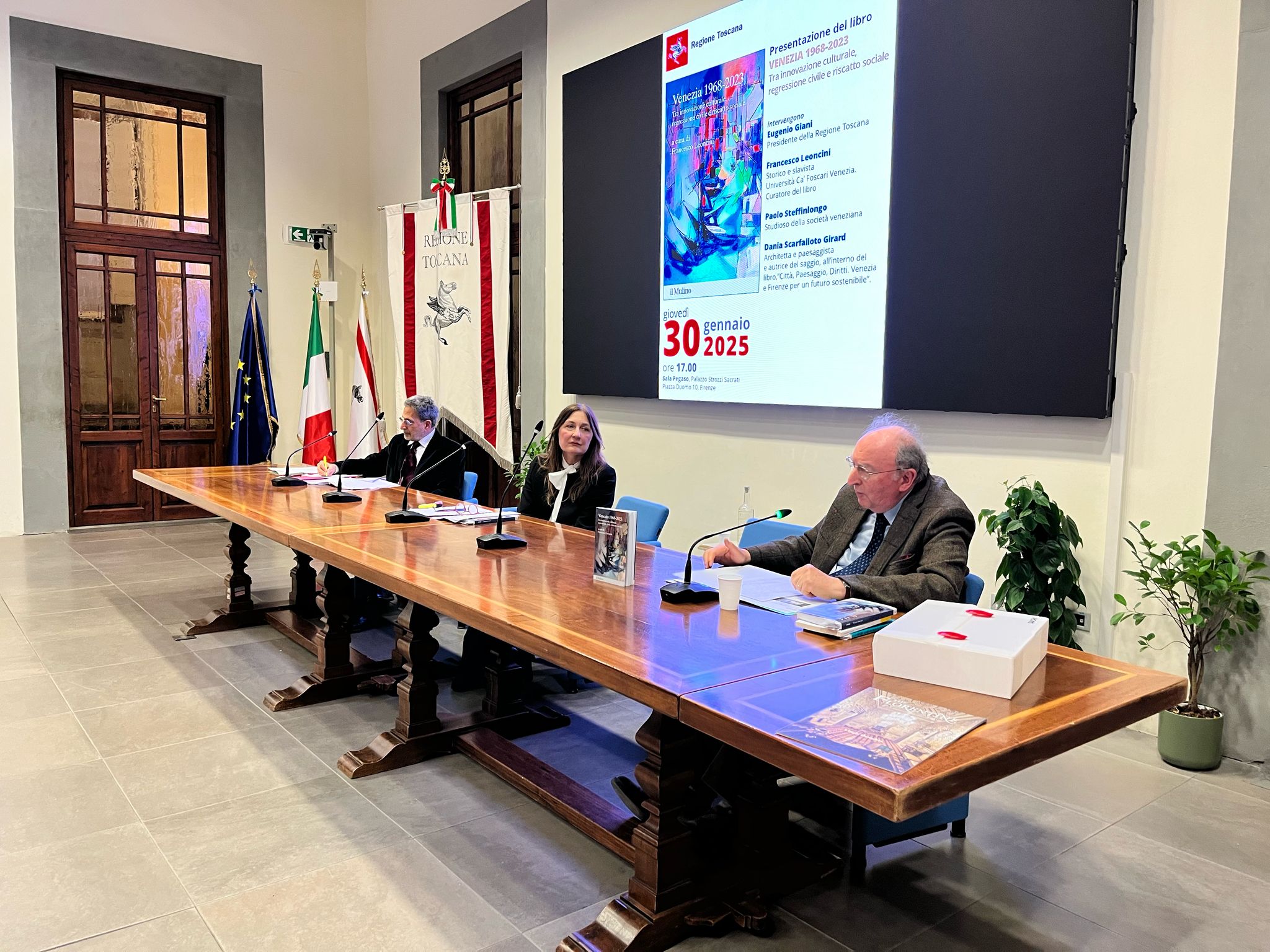 “Venezia 1968-2023”, la presentazione del libro in Palazzo Strozzi Sacrati