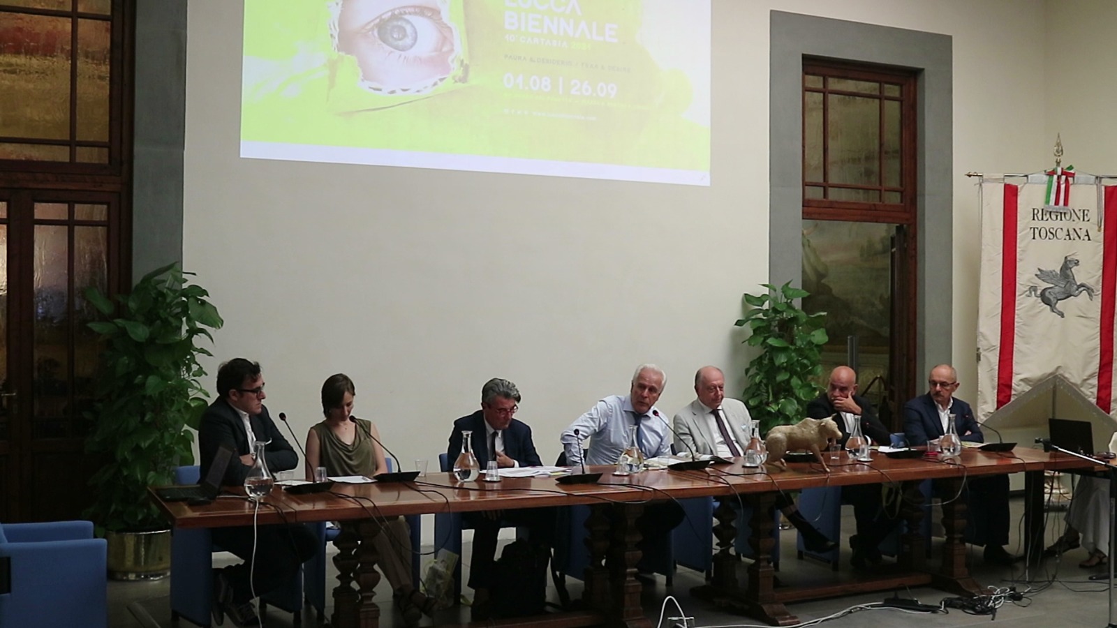 X Biennale Lucca Cartasia, Giani: