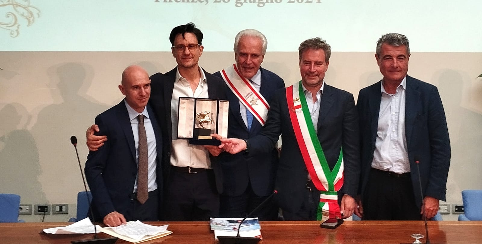 Immagine Pegaso d’oro a Lucca Comics&Games, Giani: “Ha rinnovato l'immagine della Toscana”