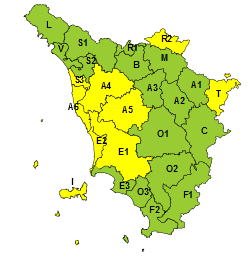 Mareggiate e vento, codice giallo su costa centro-nord e appennino orientale fino alle 24 di giovedì 5 agosto