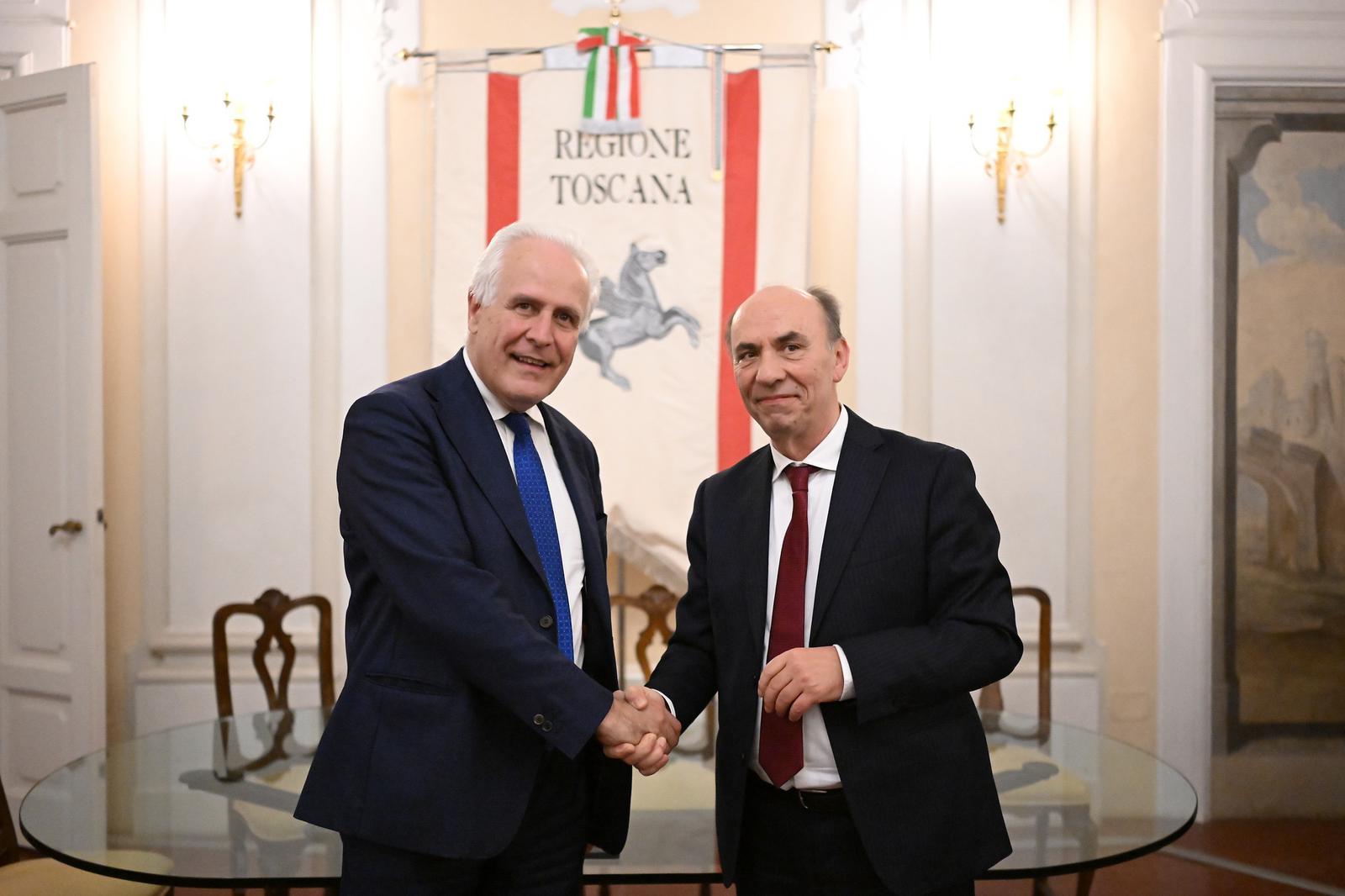 Giani incontra il vice primo ministro del Montenegro: “Rafforzare l’Europa del Mediterraneo”