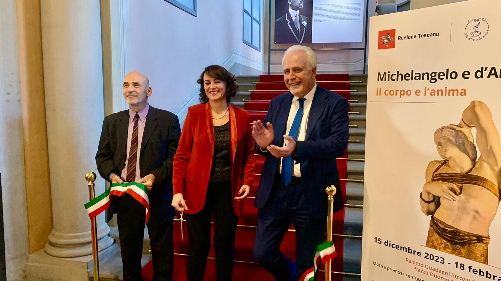 Michelangelo e D'Annunzio-Il corpo e l’anima, inaugurata mostra in Palazzo Strozzi Sacrati