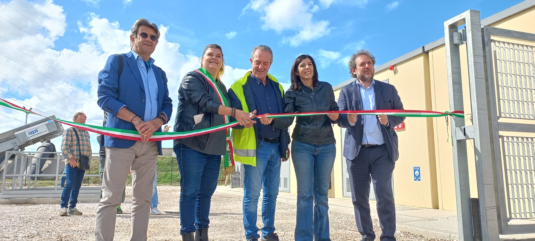 Rischio idraulico, Monni inaugura il nuovo impianto idrovoro di Stagno (Li)