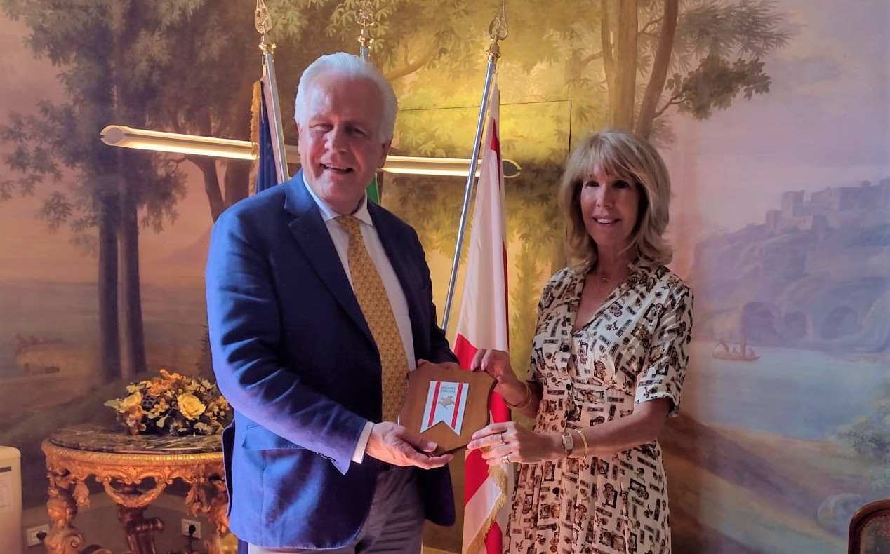Il presidente Eugenio Giani riceve l’ambasciatrice d’Irlanda Patricia O'Brien