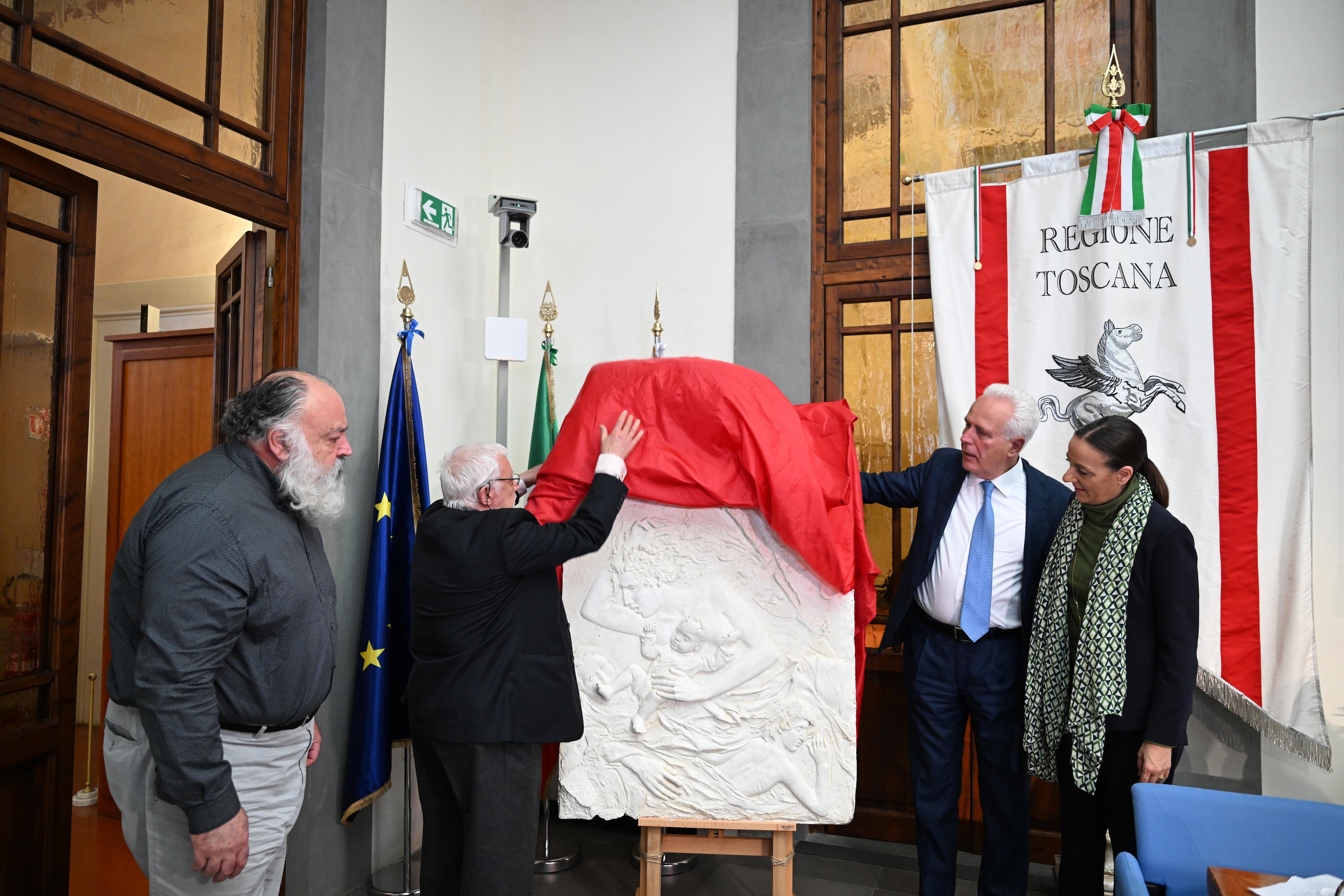 Georgofili, opera maestro Patti a Regione. Giani: “Arte aiuta a non abbassare la guardia”
