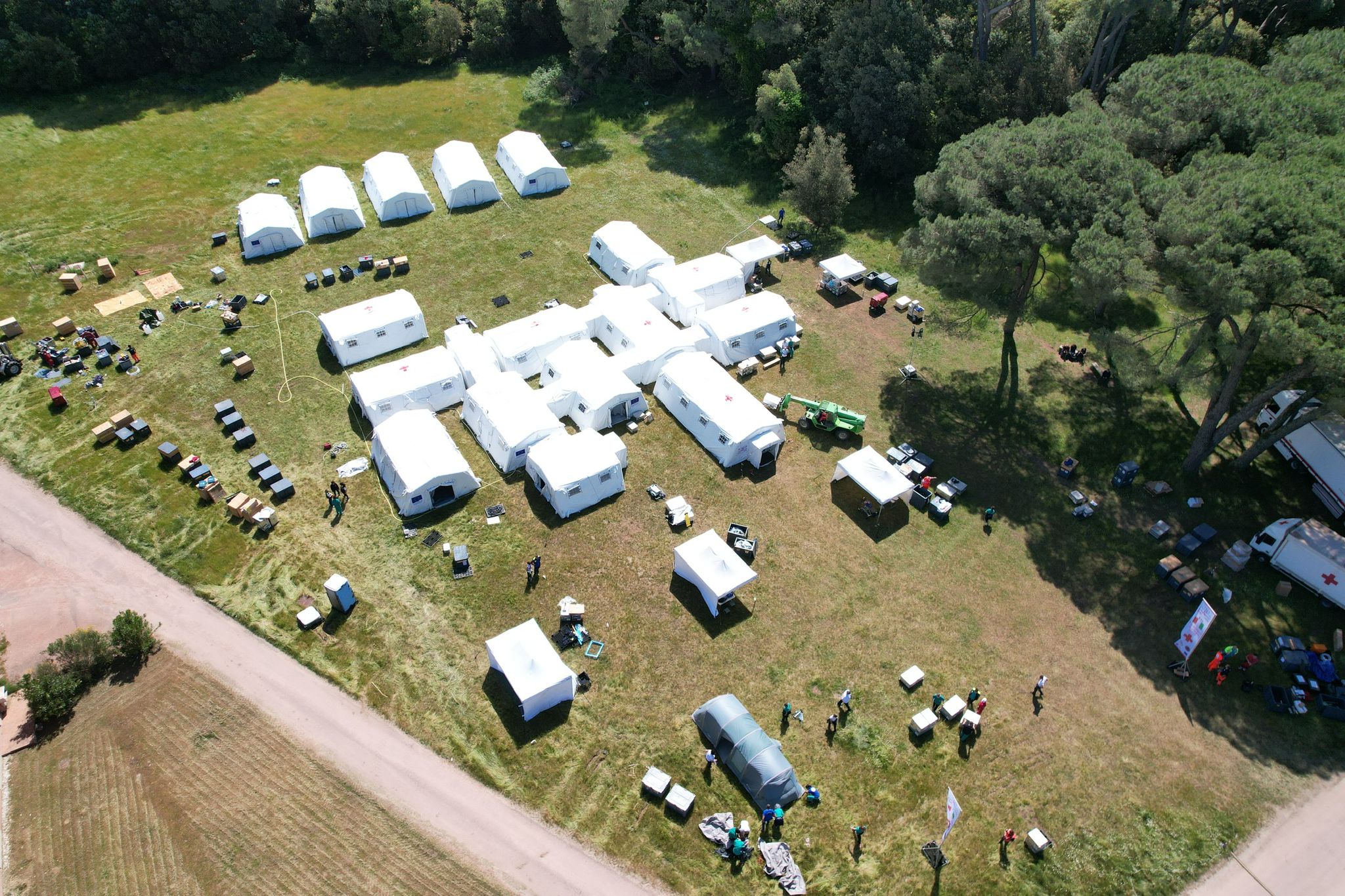 Protezione civile, presentato l'ospedale da campo EMT2 Toscana per emergenze internazionali